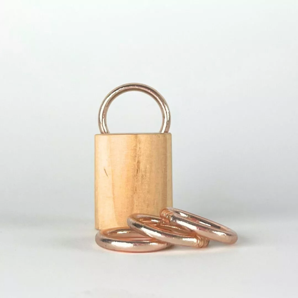 MAISON IZEL Bague Bouddhiste Champagne.