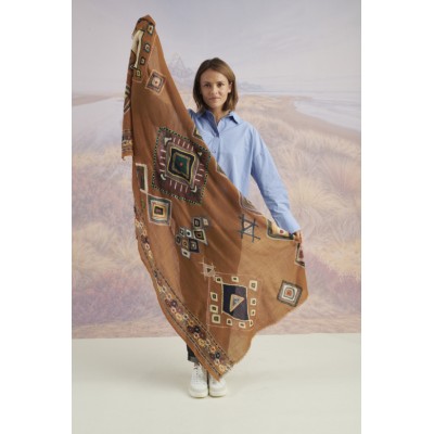 STORIATIPIC Echarpe Aspen Camel. STORIATIPIC Echarpe Aspen Camel.