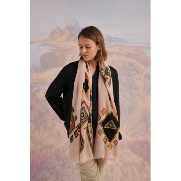 STORIATIPIC Echarpe Aspen Rose.
