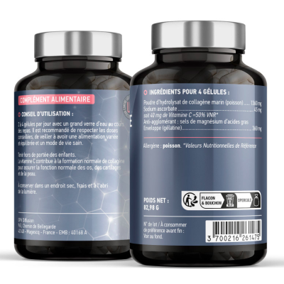COLLAGÈNE MARIN + VITAMINE C 350 mg