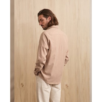 FAGUO - Chemise rayée Iraty - Ecru/beige