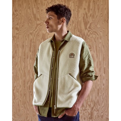 FAGUO - Veste sans manches polaire Teillay - Ecru FAGUO - Veste sans manches polaire Teillay - Ecru