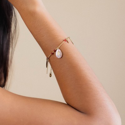Bracelet Cordon Louison, Marque Franck Herval | Bijoux Totem.