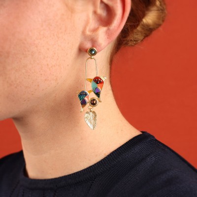 TARATATA bijoux Boucles d'oreilles Zouzou. TARATATA bijoux Boucles d'oreilles Zouzou.