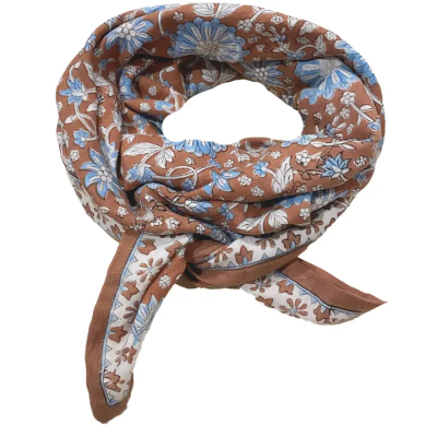 SO FAMILY Foulard Delhi Cannelle. SO FAMILY Foulard Delhi Cannelle.