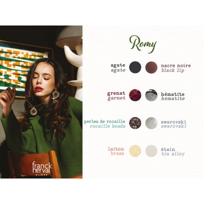 FRANCK HERVAL Boucles d’oreilles Romy.