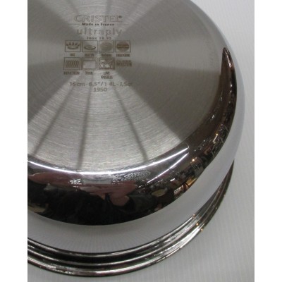 casserole sauteuse 16 cm Multiply Cristel casserole sauteuse 16 cm Multiply Cristel