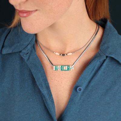 TARATATA bijoux Collier Tweed. TARATATA bijoux Collier Tweed.