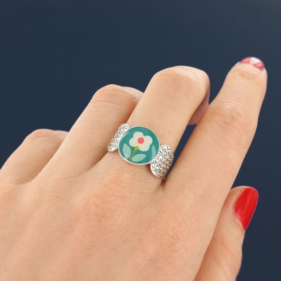TARATATA bijoux Bague Tweed.