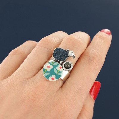 TARATATA bijoux Bague Tweed.