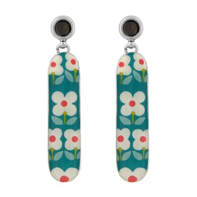 TARATATA bijoux Boucles d'oreilles Tweed.