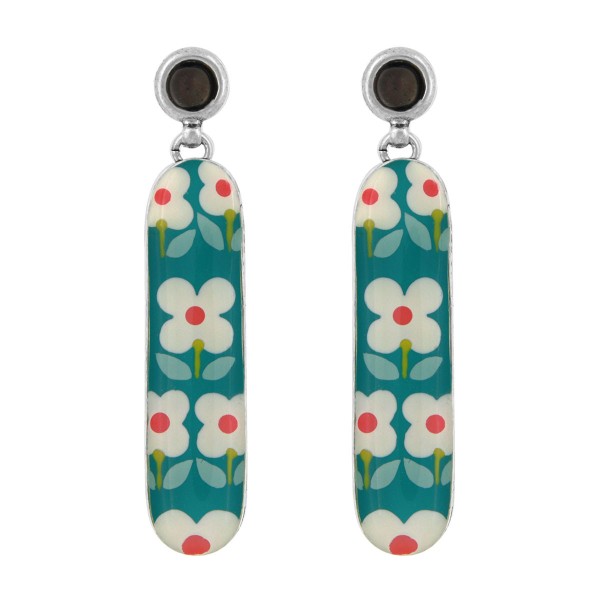 TARATATA bijoux Boucles d'oreilles Tweed.