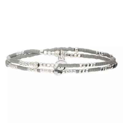 DORIANE Bijoux Bracelet Gris Spring. DORIANE Bijoux Bracelet Gris Spring.