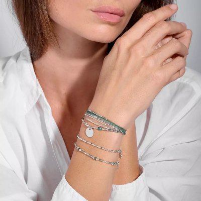 DORIANE Bijoux Bracelet Pastille Rock.