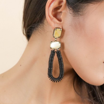 NATURE bijoux Boucles d'oreilles Salamandra.
