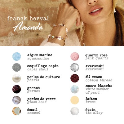 FRANCK HERVAL Bracelet Amanda.