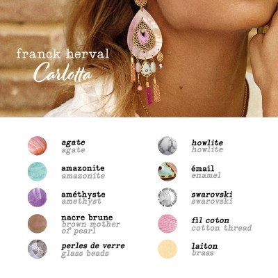 FRANCK HERVAL Bracelet Carlotta.