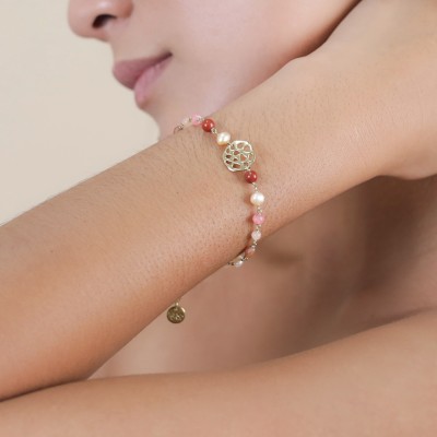 FRANCK HERVAL Bracelet Fauve.