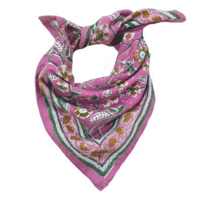 SO FAMILY Foulard Delhi Cerise Small.