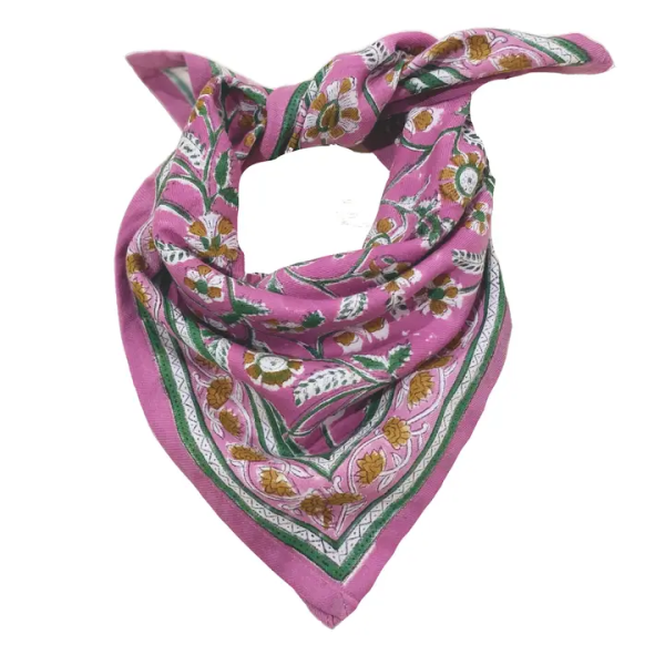 SO FAMILY Foulard Delhi Cerise Small.