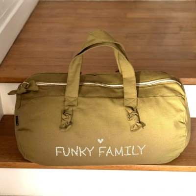 Marcel & Lily Sac polochon Funky Family. Marcel & Lily Sac polochon Funky Family.