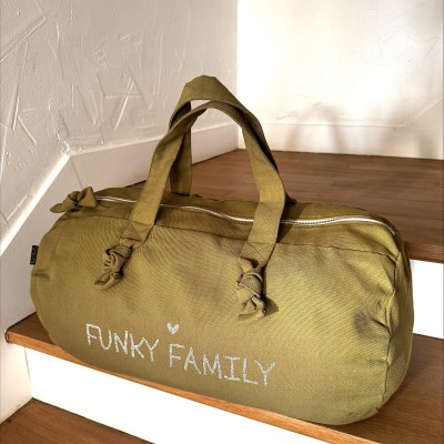 Marcel & Lily Sac polochon Funky Family. Marcel & Lily Sac polochon Funky Family.