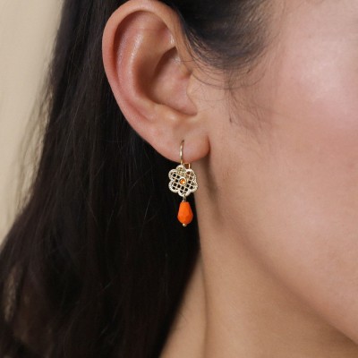 FRANCK HERVAL Dormeuses Dew orange.