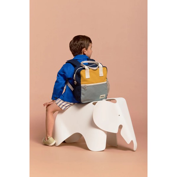 HINDBAG - Sac à dos Arthur - Safran Sauge