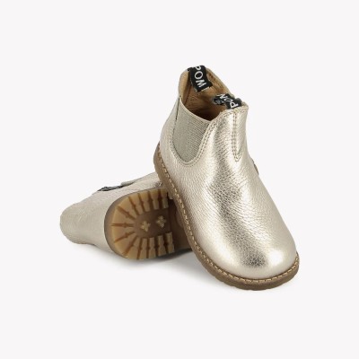 POM D'API - Bottines Bob Jod Zip - Or POM D'API - Bottines Bob Jod Zip - Or