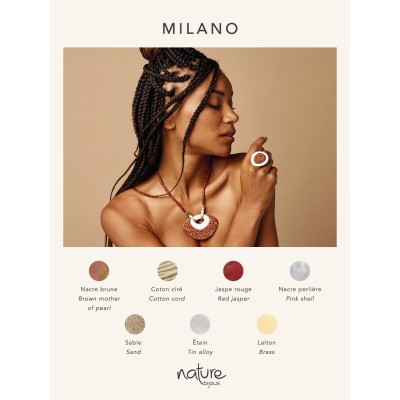 NATURE bijoux Boucles d'oreilles Milano. NATURE bijoux Boucles d'oreilles Milano.