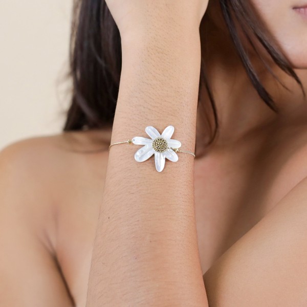 FRANCK HERVAL Bracelet Marguerite.