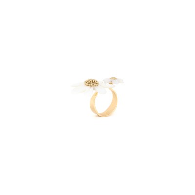 Bague ajustable Marguerite, Marque Franck Herval | Bijoux Totem