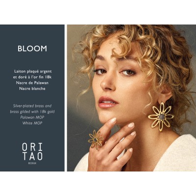 ORI TAO Bijoux Boucles d’oreilles Dormeuses Bloom.