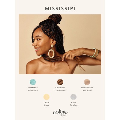 NATURE bijoux Bague Mississippi.