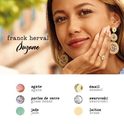 FRANCK HERVAL Boucles d’oreilles Suzane.