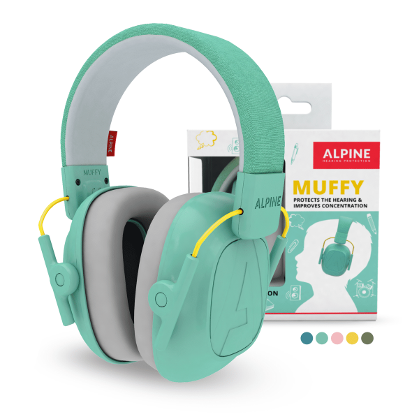 Casque anti-bruit pour les enfants - menthe