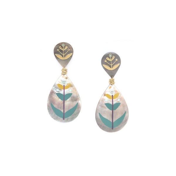 FRANCK HERVAL Boucles d’oreilles Célinda.