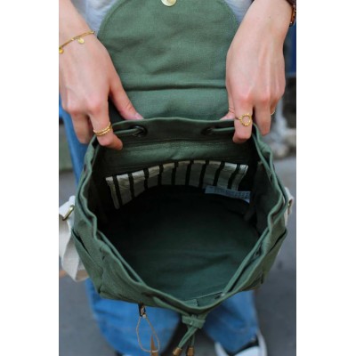 HINDBAG - Mini sac à dos Eliot - Olive