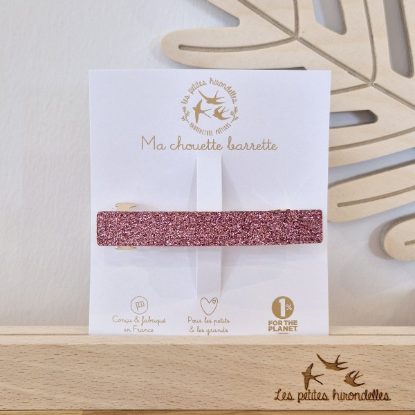 LES PETITES HIRONDELLES - Barrette clip - Rose