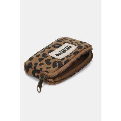 HINDBAG - Porte monnaie Lili - Léopard Cannelle