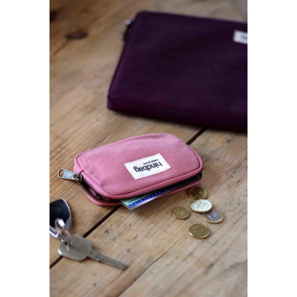 HINDBAG - Porte monnaie Lili - Rose Blush