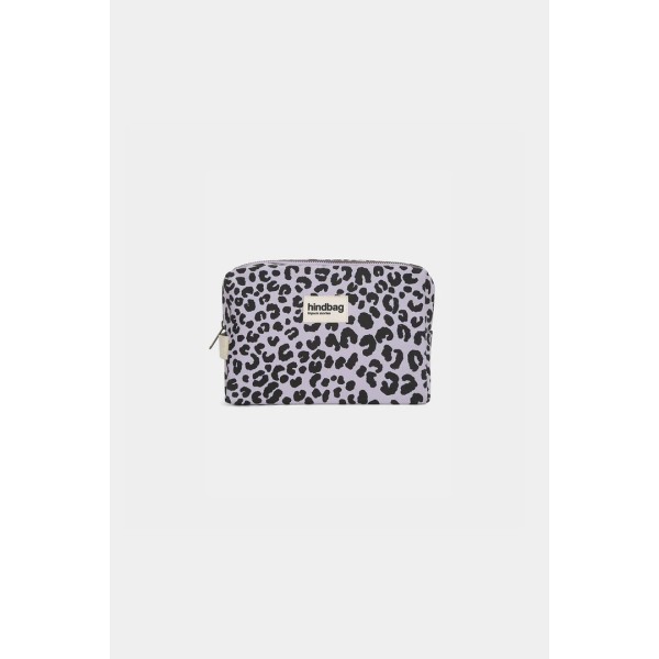 HINDBAD - Trousse de toilettes Léon - Léopard Lilas