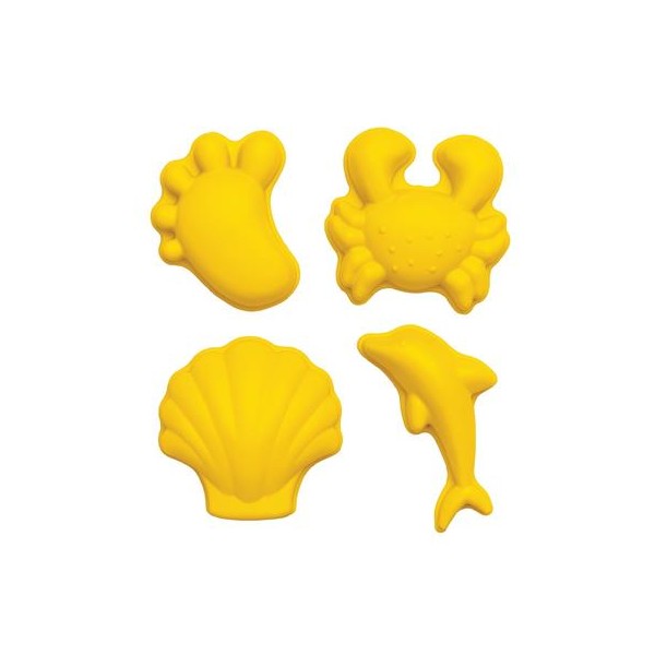 SCRUNCH - Moules pour sable - Jaune