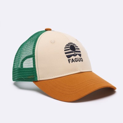 FAGUO - Casquette Trucker Cap - Orange & Vert FAGUO - Casquette Trucker Cap - Orange & Vert