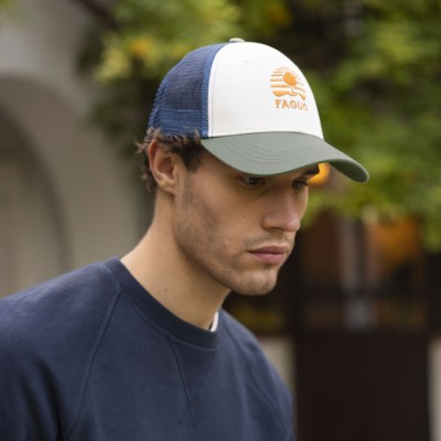 FAGUO - Casquette Trucker Cap - Vert d'eau & bleu FAGUO - Casquette Trucker Cap - Vert d'eau & bleu