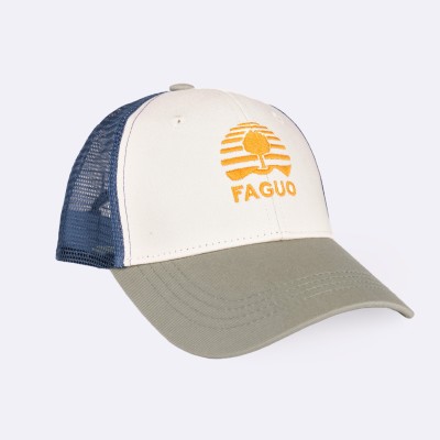 FAGUO - Casquette Trucker Cap - Vert d'eau & bleu FAGUO - Casquette Trucker Cap - Vert d'eau & bleu