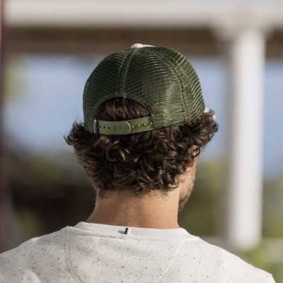 FAGUO - Casquette Trucker Cap - Kaki & Rose