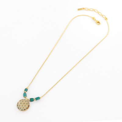 TARATATA bijoux Collier Fuchsia.