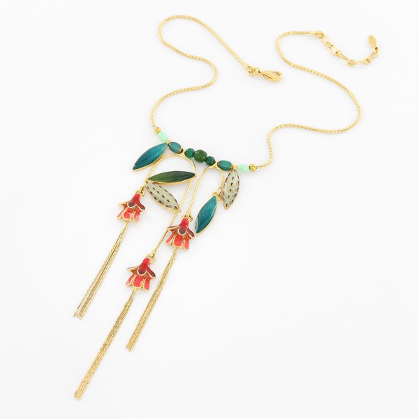 TARATATA bijoux Collier Fuchsia.