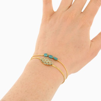 TARATATA bijoux Bracelet Fuchsia.